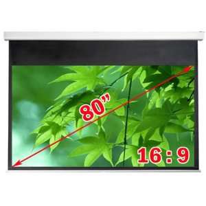 Antra Electric Motorized 80 169 Projector Projection Screen Matte 