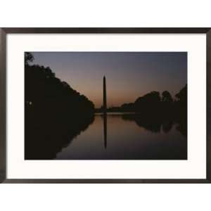  The Reflecting Pool reflects the Washington Monument at 