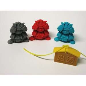  Samurai Warriors (3 Colors Grey, Red & Blue) Toys 