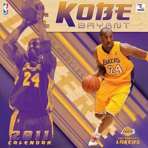  Kobe Bryant Los Angeles Lakers 2011 Calendar 12x12 Player 