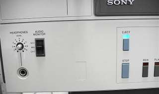 Sony U Matic VP 5000 Videocassette Player Parts unit  