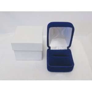  Velveteen Blue Ring Jewelry Box Jewelry