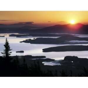 Sunrise over Moosehead Development, Greenville, Maine Photographic 