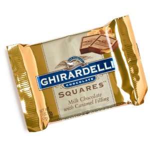 Ghirardelli Chocolate Squares, Milk Chocolate with Caramel Filling, 1 