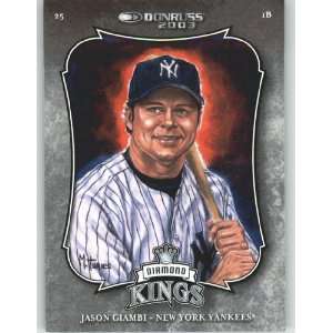  2003 Donruss #12 Jason Giambi DK   New York Yankees 