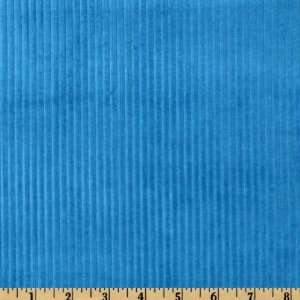  50 Wide Corded Velour Blue Fabric By The Yard Arts 
