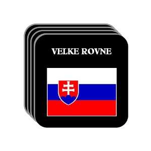  Slovakia   VELKE ROVNE Set of 4 Mini Mousepad Coasters 