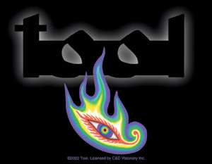TOOL   STICKER Decal Logo Eye Undertow Lateralus Licensed New  