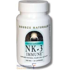  Source Naturals NK 3 Immune 500mg, 30 Capsule Health 