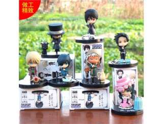 Japan anime Black Butler Kuroshitsuji Ciel mini figures toy set 7 pcs 