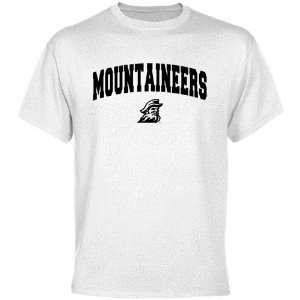 NCAA Appalachian State Mountaineers White Mascot Arch T shirt  