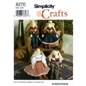   Sewing Pattern Decorative Bunny & Clothes Arts, Crafts & Sewing