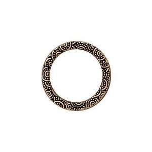  TierraCast Antique Gold (plated) 1 Spiral Ring 25mm 