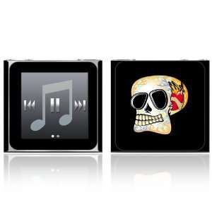  Apple iPod Nano (6th Gen) Skin Decal Sticker   Skull 
