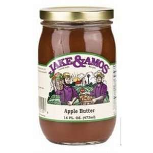 Jake & Amos No Sugar Added Apple Butter x 12  Grocery 