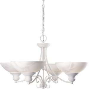  Progress Lighting P4020 30 Travera White Chandelier Baby