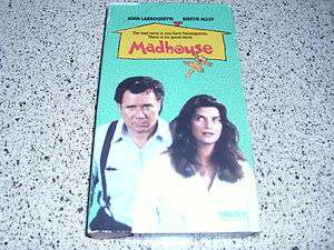 Madhouse VHS OOP Kirstie Alley John Larroquette RARE  
