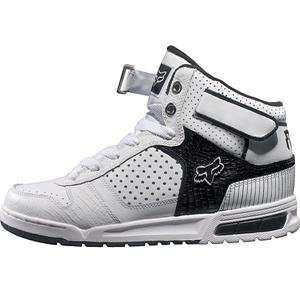  Fox Racing Overload Deluxe Hi Shoes   8/White Automotive