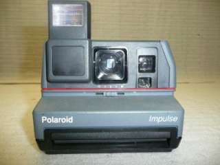 Polaroid Impulse Camera With Pop Up Flash Vintage Retro Antique 1970s 