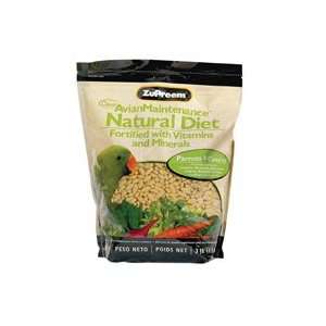  ZuPreem Natural Diet Bird Food Parrot/Conure 3lb Pet 