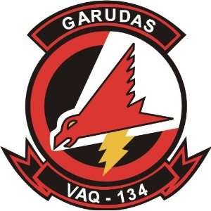  US Navy VAQ 134 Garudas Squadron Decal Sticker 3.8 