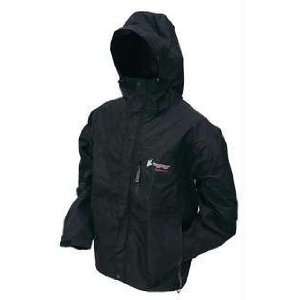  Frogg Toggs Toad Rage Jacket Black Large L NT6601 01LG 