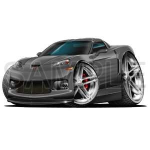  Corvette ZR1 2009 Gray 48 inch Wall Skin