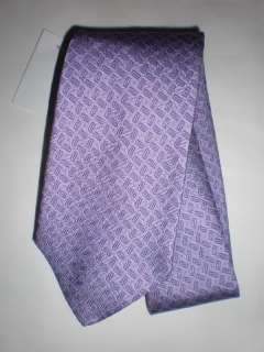 VERSACE lavender logo silk tie   New with Tags  