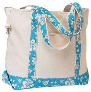 Hyp HUGE 16 oz. Beach Tote Bag with Solid, Camo or Hibiscus Print 