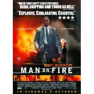  Man on Fire (2004) 27 x 40 Movie Poster UK Style A