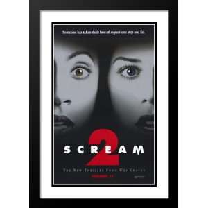 Scream 2 32x45 Framed and Double Matted Movie Poster   Style C   1997