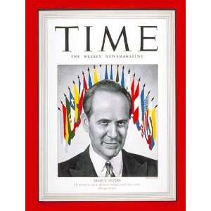  Oswaldo Aranha by TIME Magazine. Size 8.00 X 10.00 Art 