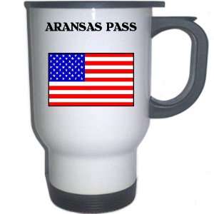  US Flag   Aransas Pass, Texas (TX) White Stainless Steel 