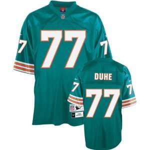  AJ Duhe Reebok NFL Aqua Premier Throwback Miami Dolphins 