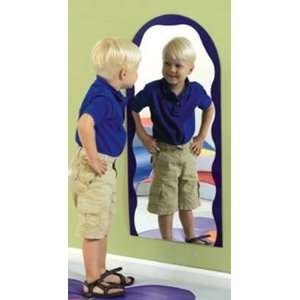  Blue Ripple Arch Way Mirror by Childrens Factory