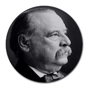  President Grover Cleveland round mouse pad Office 