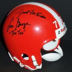  Lou Groza Autographed/Hand Signed Cleveland Browns Mini 