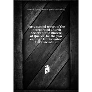  Forty second report of the Incorporated Church Society of 