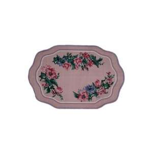   Country Festival 3 3 x 4 11 Oval lavender Area Rug