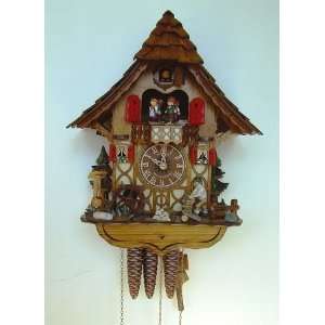  Anton Schneider Cuckoo Clock, Wood chopper, Model #MT 1683 