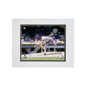  Ron Guidry 1987 Action Double Matted 8 x 10 Photograph 