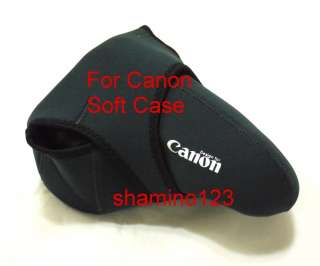 Soft Camera Protector Case Bag for Canon Camera with Standard Zoom 