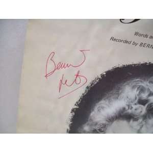   Bernadette Sheet Music Signed Autograph Gee Whiz 1980