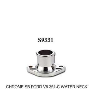  Racing Power S9331 Chrome SB Ford V8 351 C Water Neck 