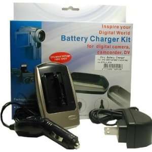  Battery Charger Kit for JVC BN V107 (BNV107), BN V507 