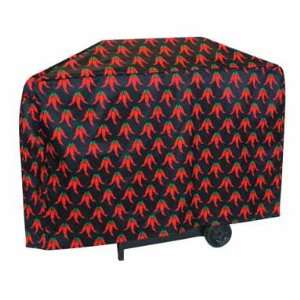   Cart Style Grill Cover Fabric Chili Peppers Patio, Lawn & Garden