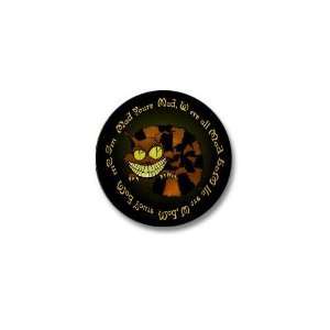  The Mad Cheshire Cat Vintage Mini Button by  