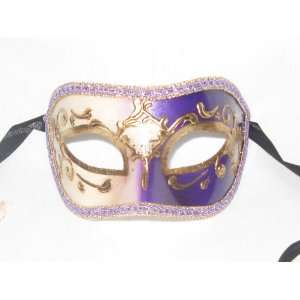  Purple Colombina King Venetian Mask