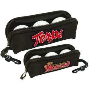  Maryland Terps NCAA Golf Ball (3) Mulligan Pouch Sports 