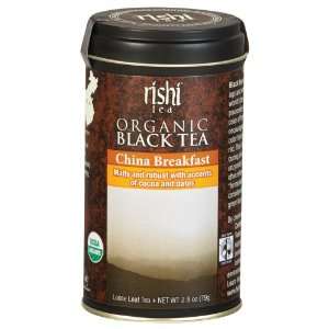 com Rishi Tea   Org Black Tea China Breakfast, 2.8 oz loose leaf tea 